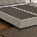 Ver imagem 2 de Base para Cama Box Queen Bipartida Cecília Vilajo em Suede Crush Cappuccino – 1,58 x 1,98 m
