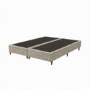 Ver imagem 3 de Base para Cama Box Queen Bipartida Cecília Vilajo em Suede Crush Cappuccino – 1,58 x 1,98 m