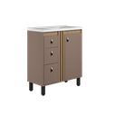 Ver imagem 1 de Gabinete para Banheiro Ariel 80 Cm com Pé