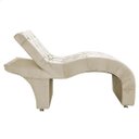 Ver imagem 3 de Maca Estética Estofada Reclinável Ergonômica Veludo Eliana:bege