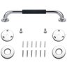 Barra de Apoio Inox 30cm Suporte Antiderrapante Kit 4 Unidades Banheiro Box Casa Criança Idoso Gesta - 4