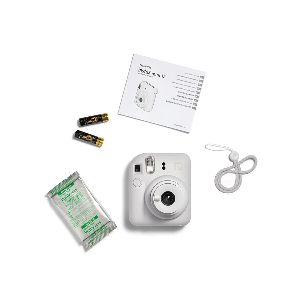 Kit Câmera Fujifilm Instax Mini 12 Branco Marfim + 20 Poses - 6