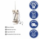 Ver imagem 2 de Embutideira Ensacadeira Elétrica para Linguiça Brimac Industrial em Aço Inox 20l 220v Elb20