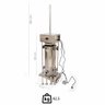 Embutideira Ensacadeira Elétrica para Linguiça Brimac Industrial em Aço Inox 20l 220v Elb20 - 3