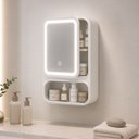 Ver imagem 5 de Espelheira LED Touch com Nicho para Maquiagem e Penteadeira