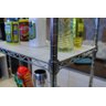 Estante Aço 5 Prateleiras Cromada Aramada 180 Cm com Rodinha - 3
