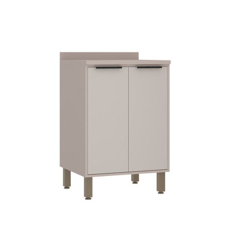 Balcão 60cm 2 Portas com Tampo Stylo Luciane Móveis