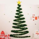 Ver imagem 1 de Árvore Natal de Parede 100 Lâmpadas Leds Enfeite de 9m 220v