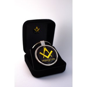 Chaveiro Profissão Arquitetura - Dourado