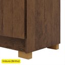Ver imagem 4 de Guarda Roupa Casal 6 Portas 2 Gavetas 218 Cm 10037 Vlr Imbuia