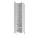 Ver mais imagens de Armário Paneleiro 2 Portas Almofada Americana 5 Prateleiras 40x222cm TM1339 Grazi MDF Branco