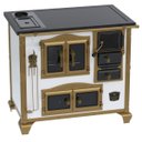 Ver imagem 1 de Fogao a Lenha N 2 Imperador Vitreo Premium Caldeira Branco Se