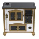 Ver imagem 2 de Fogao a Lenha N 2 Imperador Vitreo Premium Caldeira Branco Se