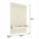 Ver imagem 2 de Painel Ripado para Tv até 75 Polegadas Intense com Nicho 184cm