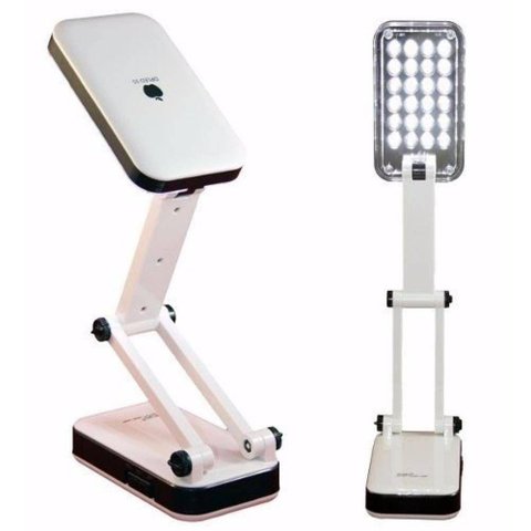 Luminária de Mesa Articulada 24 Leds Recarregável Abajur Zz
