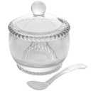 Ver imagem 5 de 5 Açucareiros Pearl de Vidro Cristal 200ml com Colher Porta Açúcar Wolff Refinado