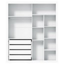 Ver imagem 3 de Quarto de Bebê Tutto New 4 Portas e Mini Cama Montessoriana Liv Branco Soft Natural - Matic