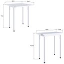 Ver imagem 2 de Mesa de Jantar Dobrável 4 Lugares Multimóveis CR50272 Branco