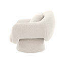 Ver imagem 4 de Poltrona Decorativa Fixa Orgânica para Sala de Estar Cogumelo Bouclê Moscow Off White Vimont Moveis