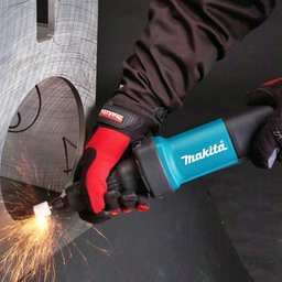Retificadeira 6mm 1-4 \'\' Industrial 400w Ideal para Desbaste com Chave e Pinça Gd0600 127v Makita - 3