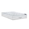 Cama Box Com Baú Casal + Colchão De Molas Ensacadas - Ortobom - Freedom 138x188x74cm Branco - 5