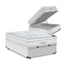 Cama Box Com Baú Casal + Colchão De Molas Ensacadas - Ortobom - Freedom 138x188x74cm Branco - 1