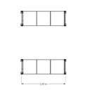 Ver imagem 3 de Mini Porta Pallet Inicial Continuação 250 Kg Nivel Conjunto Paletes Palete Módulo 200x180x60