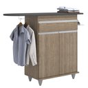 Ver imagem 1 de Tábua de Passar Com Balcão 2 Portas 1 Gaveta Larissa Castanho - Lumil Lumil Móveis