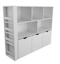 Ver imagem 6 de Estante Infantil com Livreiro Alma 100% Mdf (brinquedos Baús Livros) Woodcore