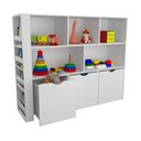 Ver imagem 4 de Estante Infantil com Livreiro Alma 100% Mdf (brinquedos Baús Livros) Woodcore