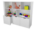 Ver imagem 5 de Estante Infantil com Livreiro Alma 100% Mdf (brinquedos Baús Livros) Woodcore
