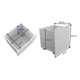 Estante Infantil com Livreiro Alma 100% Mdf (brinquedos Baús Livros) Woodcore - 9