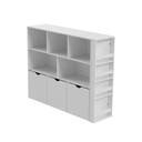 Ver imagem 2 de Estante Infantil com Livreiro Alma 100% Mdf (brinquedos Baús Livros) Woodcore