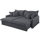 Ver imagem 3 de Sofá Cama Leona Retrátil e Reclinável 270 Cm Braço 15 Cm Meu Sofá Online