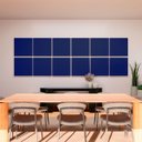Ver imagem 2 de Painel Acústico Absorvedor Decorativo 60x60 Soft Crepe Maestra Acústica:azul Escuro