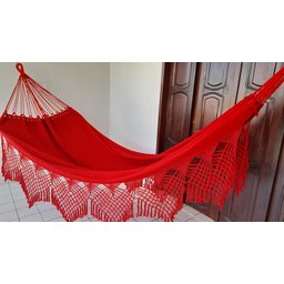 Rede de Dormir Casal Ostra Vermelha - 1