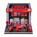 Ver imagem 2 de Miniatura Diorama Pit Stop F1 Ferrari Sf-24 #16 1:43 Bburago