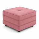 Ver imagem 1 de Puff Cama Dobravel 70cm Slim: Suede Rosa