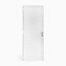 Porta de Alumínio Aluvid Veneziana Branco Direita - 210x80 - 8