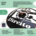 Ver imagem 2 de Relógio Direito em Mdf