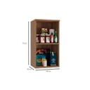 Ver imagem 3 de Módulo Cozinha Kappesberg Botanic Armário Botanic M631 C/ 1 Porta 40cm Nogueira - Kappesberg