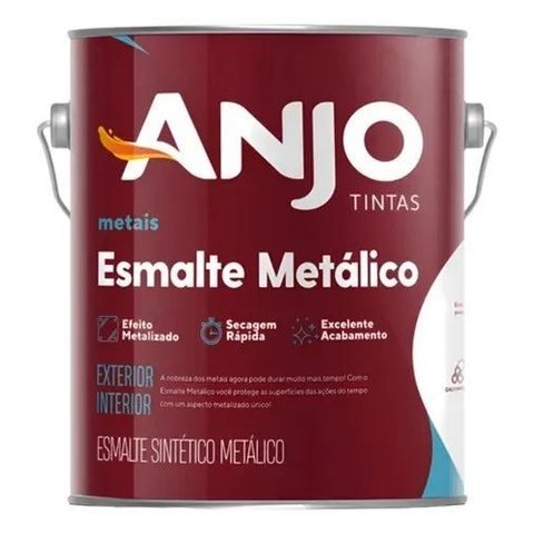 Esmalte Metálico 0,9l Marrom Bronze Anjo