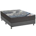 Ver imagem 1 de Cama Box Viúva: Colchão Molas Superpocket Ensacadas Ortobom Iso Firme + Base Crc Suede Gray (