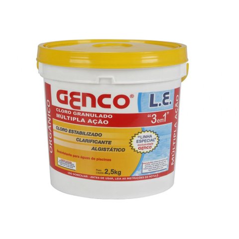 Cloro L.e. Multipla Acao Genco 3x1 2,5kg 405232