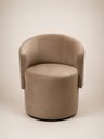 Ver imagem 5 de Poltrona Orgânica Veludo Luxuoso Design Sala Recepção Confortável e Elegante Cappuccino