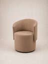 Ver imagem 4 de Poltrona Orgânica Veludo Luxuoso Design Sala Recepção Confortável e Elegante Cappuccino