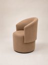 Ver imagem 3 de Poltrona Orgânica Veludo Luxuoso Design Sala Recepção Confortável e Elegante Cappuccino