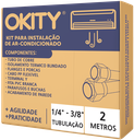 Ver imagem 2 de Kit Instalação Ar Split Inverter 9.000 a 12000 Btu 2 Metros sem Suporte