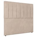 Ver imagem 1 de Cabeceira Cama Box Casal Queen Size Ivana 160cm Veludo - Desk Design Marrom