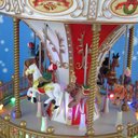 Ver imagem 3 de Carrossel Musical com Movimento Enfeite Decoração de Natal